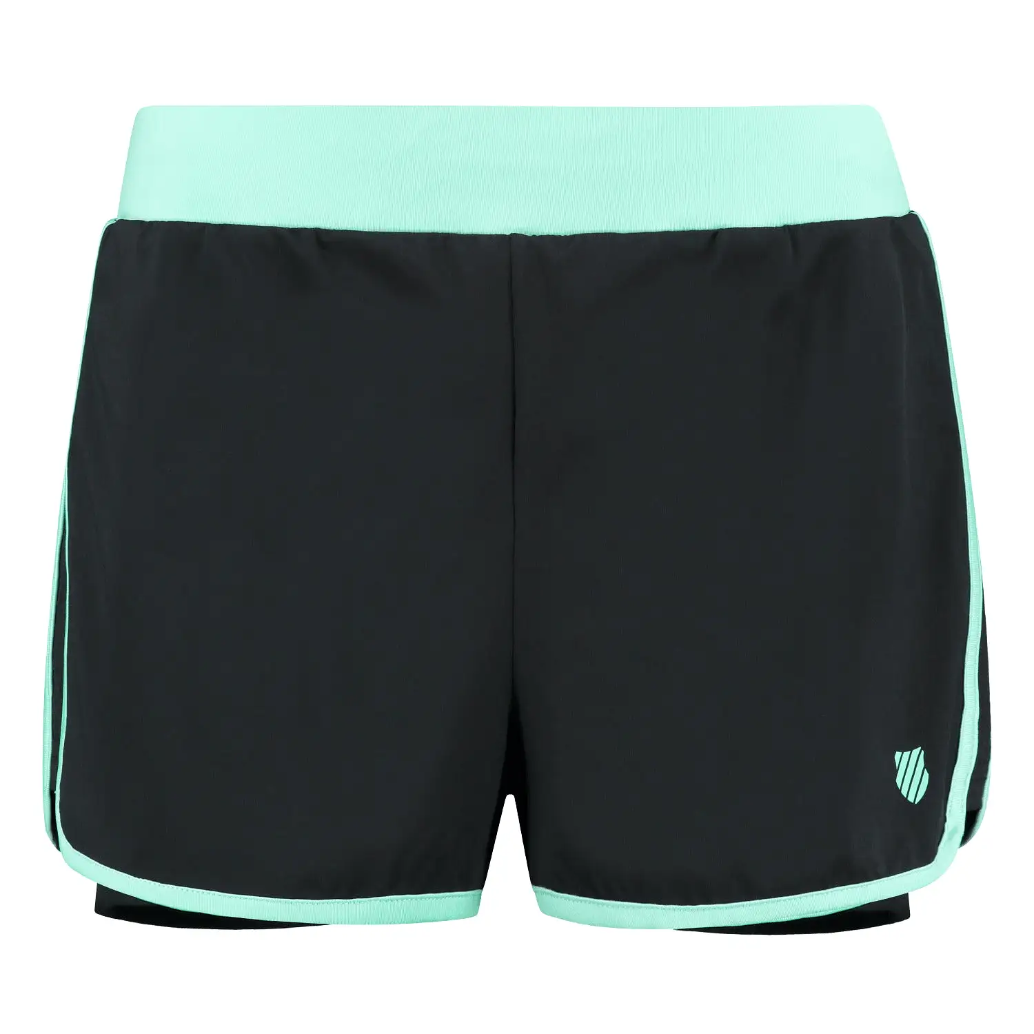 194250-010 | WOMENS HYPERCOURT SHORT 2 | BLACK / ALGIERS BLUE