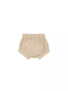 [50%OFF] woven button short | Ocra stripe