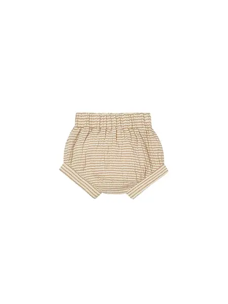 [50%OFF] woven button short | Ocra stripe