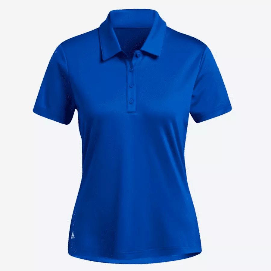 Adidas Ladies Performance Primegreen Polo Shirt - Royal Blue