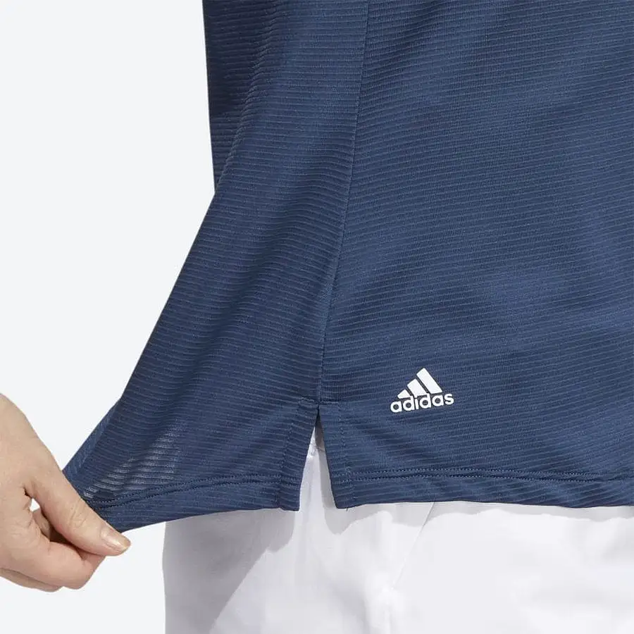 Adidas Ladies Sleeveless Polo Shirt Navy