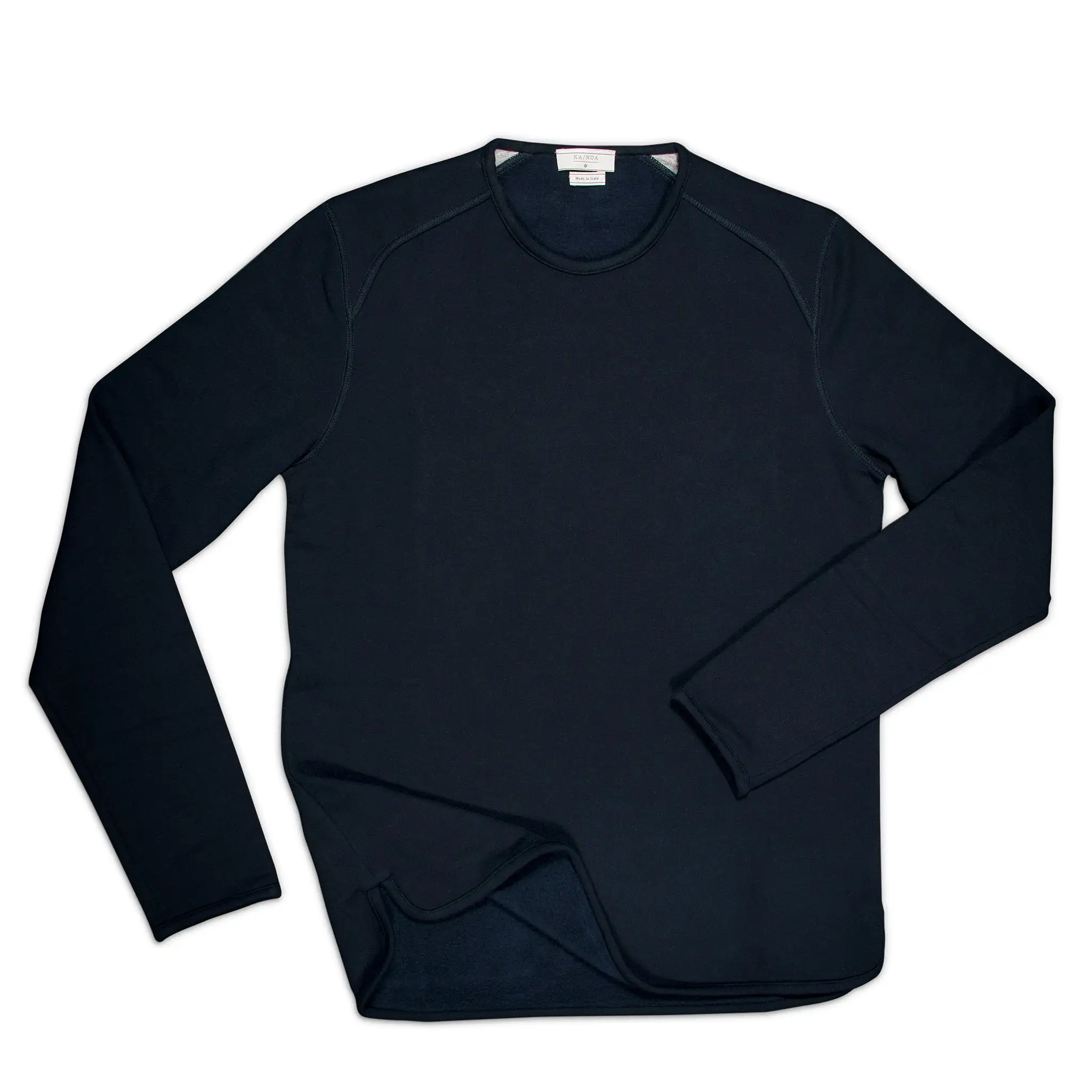 Albin crew-neck fleece (dark blue)