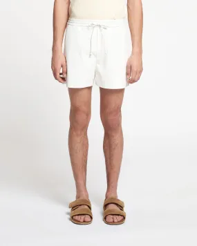 Amil - Okobor Alt-Leather Shorts - White