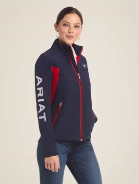 Ariat Ladies New Team Soft Shell Jacket Navy