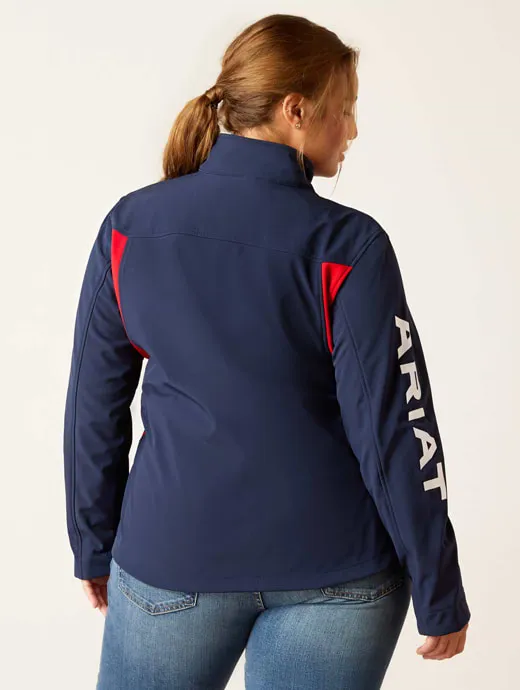 Ariat Ladies New Team Soft Shell Jacket Navy