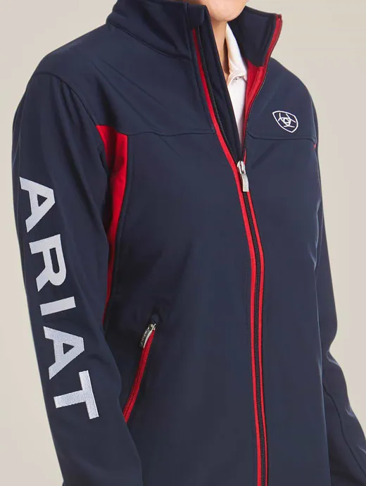 Ariat Ladies New Team Soft Shell Jacket Navy