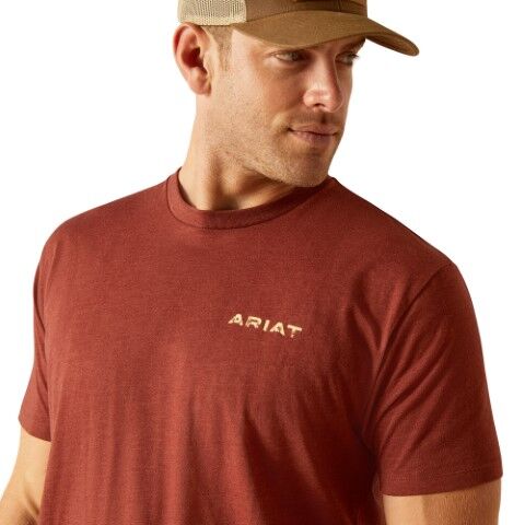 Ariat Men's Ariat SW Cacti T-Shirt in Rusty Heather