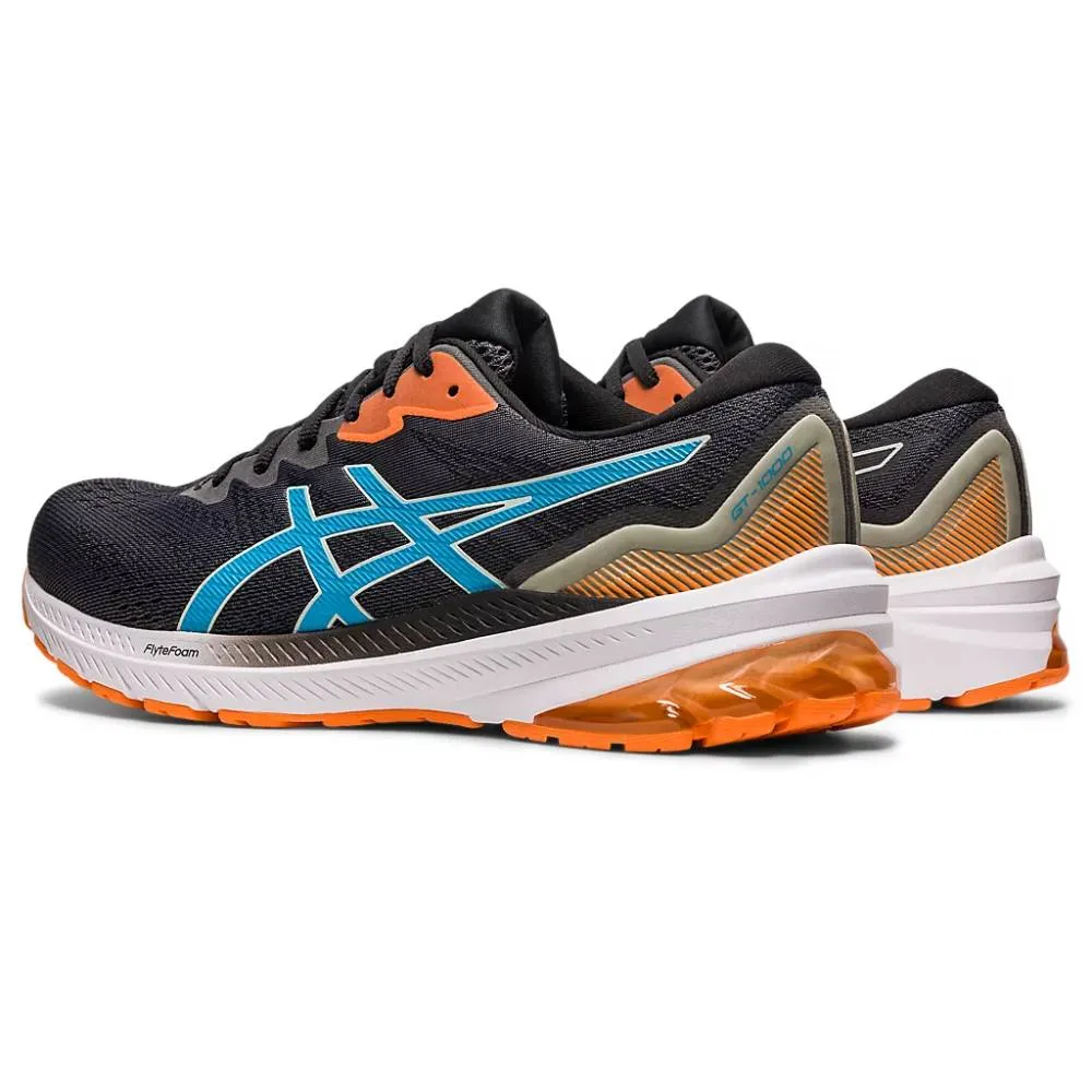 ASICS Men's GT-1000 11 Running Shoe (Black/Island Blue)