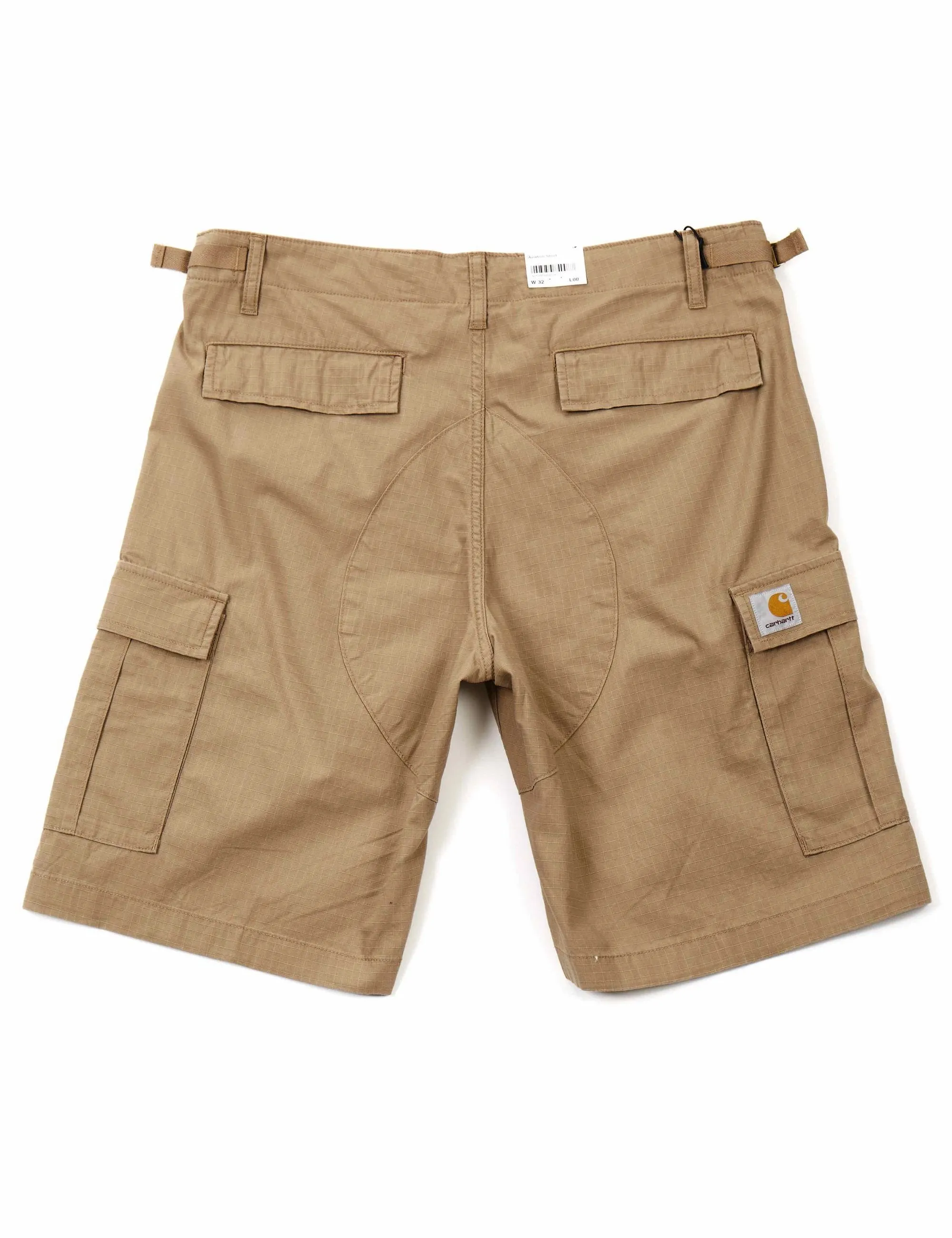 Aviation Cargo Shorts - Leather