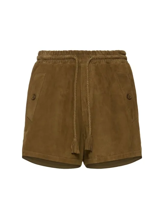 Baziszt   Leather shorts 