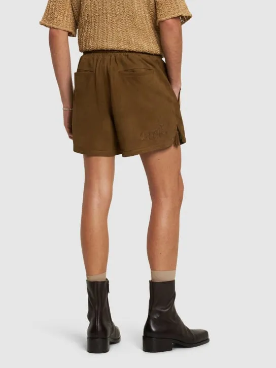 Baziszt   Leather shorts 