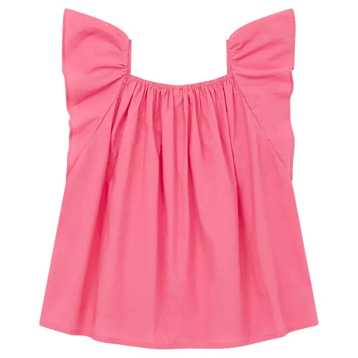 Bonton Child Eole Blouse Rose Pink