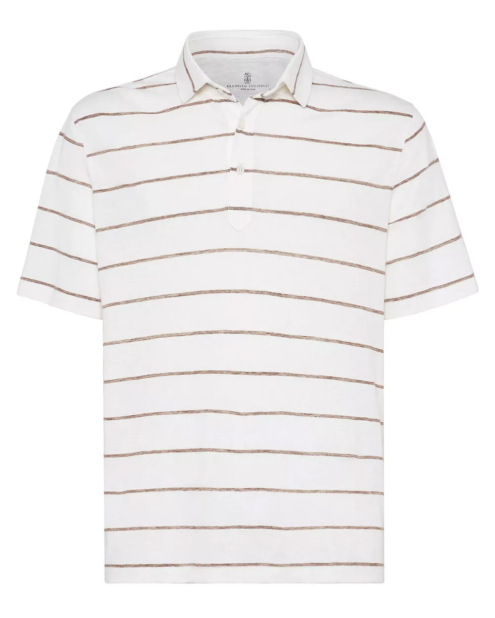 Brown Stripe Polo