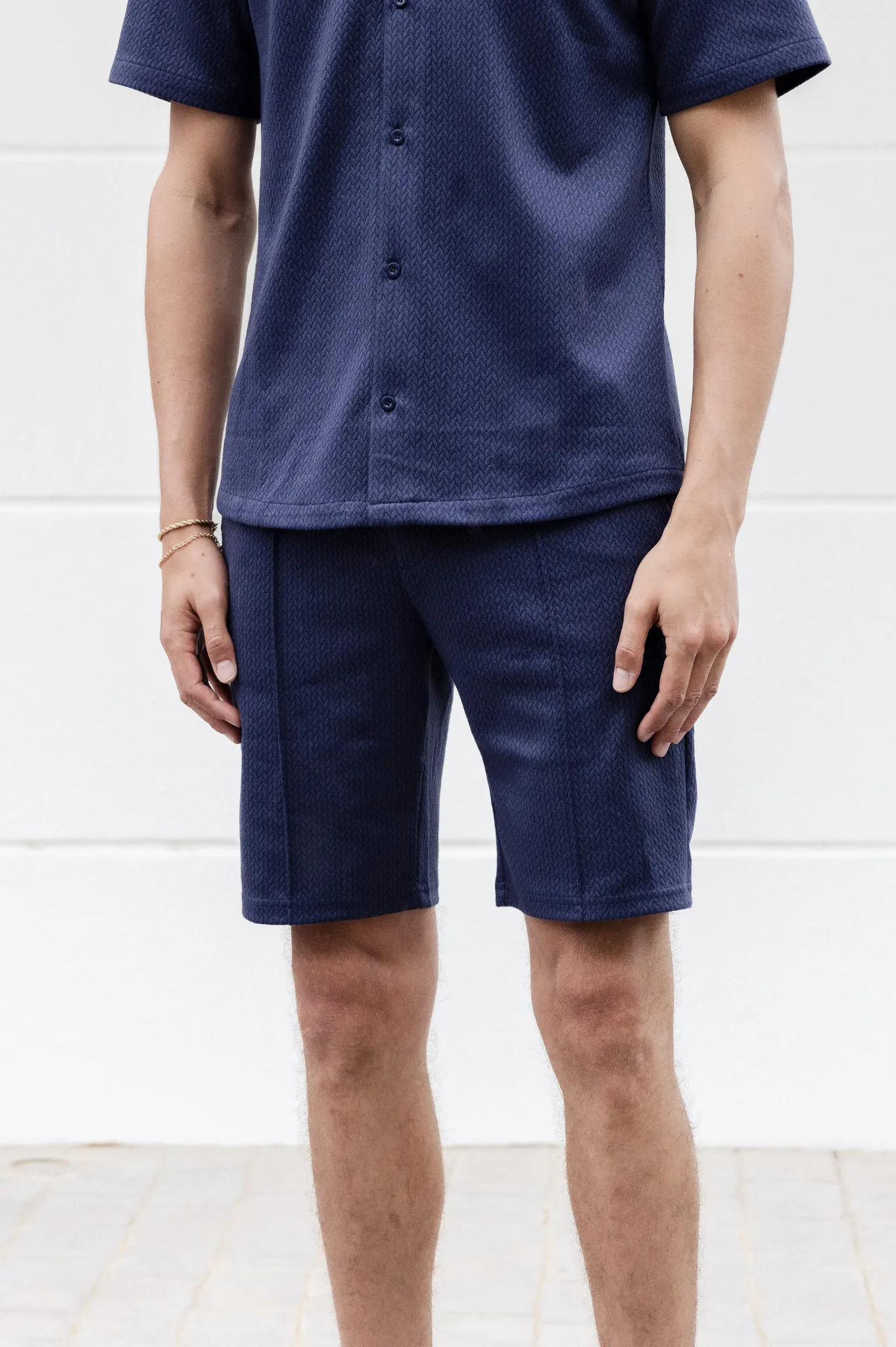 Capo TEXTURED BEAD Short - Navy