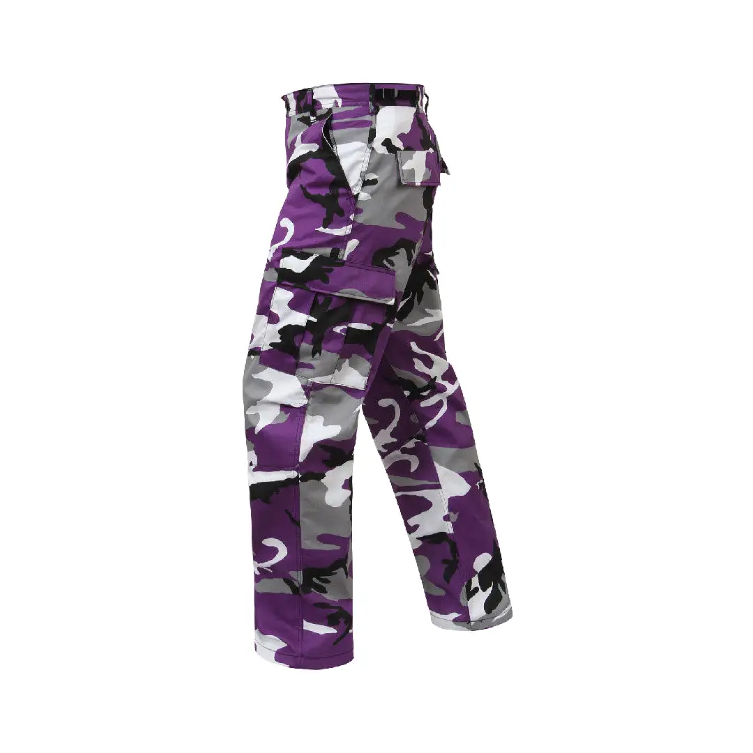 Color Camo Tactical BDU Pant : Ultra Violet Camo