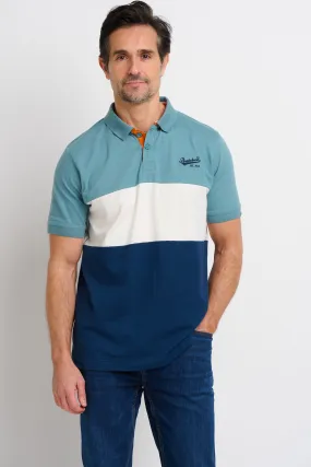 Colour Block Polo Shirt