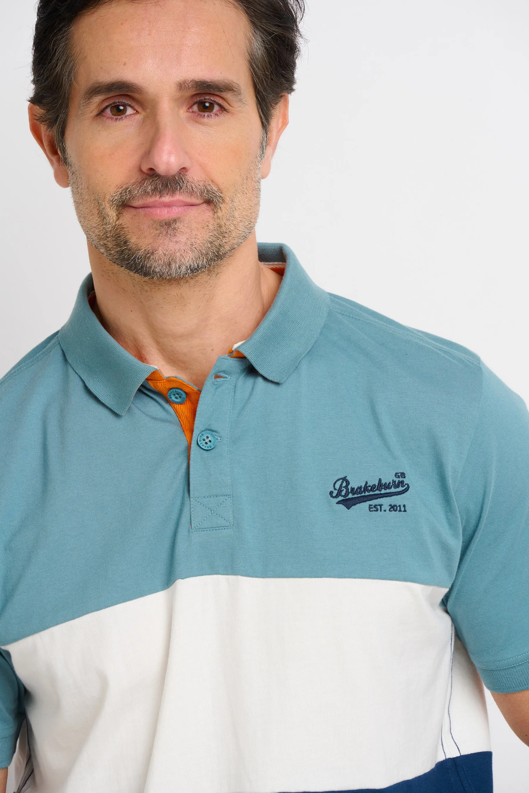 Colour Block Polo Shirt