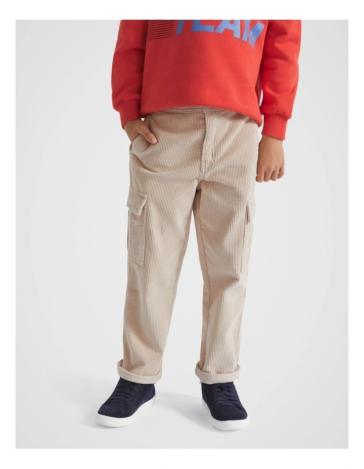 Cord Cargo Pant in Birch