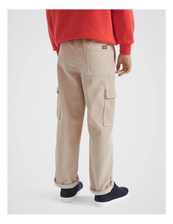 Cord Cargo Pant in Birch