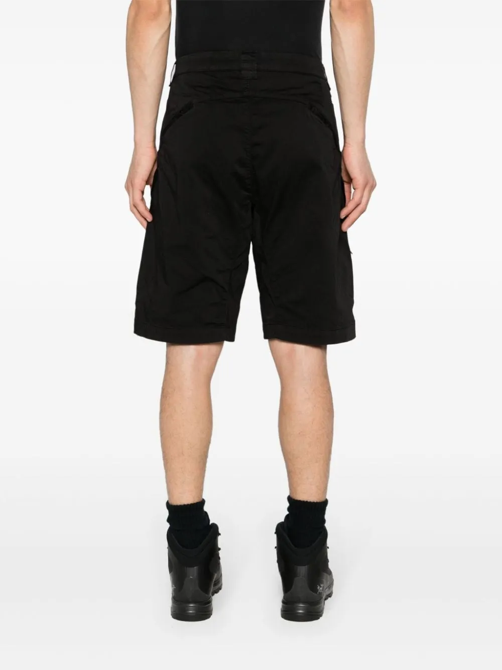 C.P. Company - Short black Stretch Sateen Utility