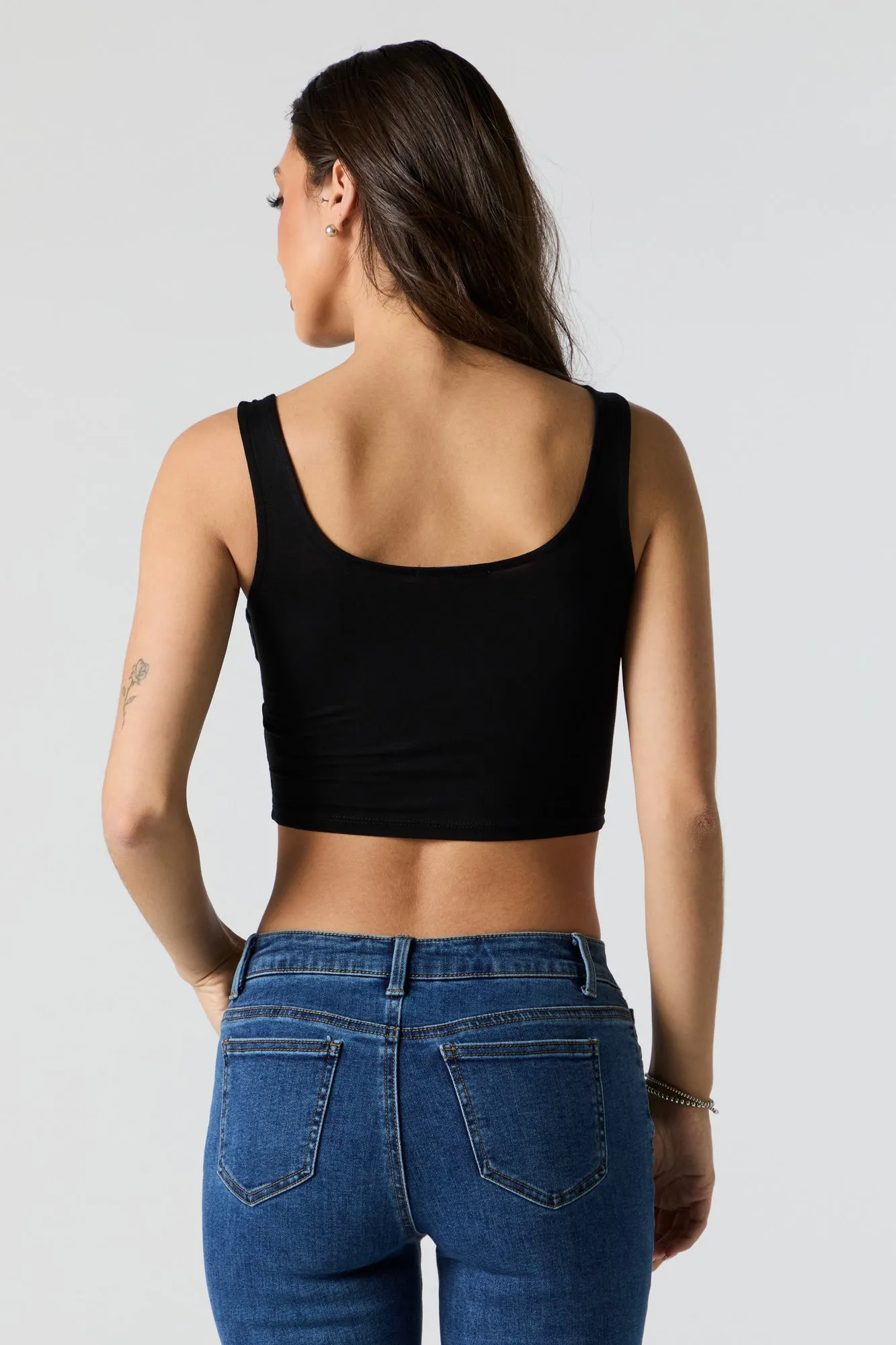 Cropped Corset Tank