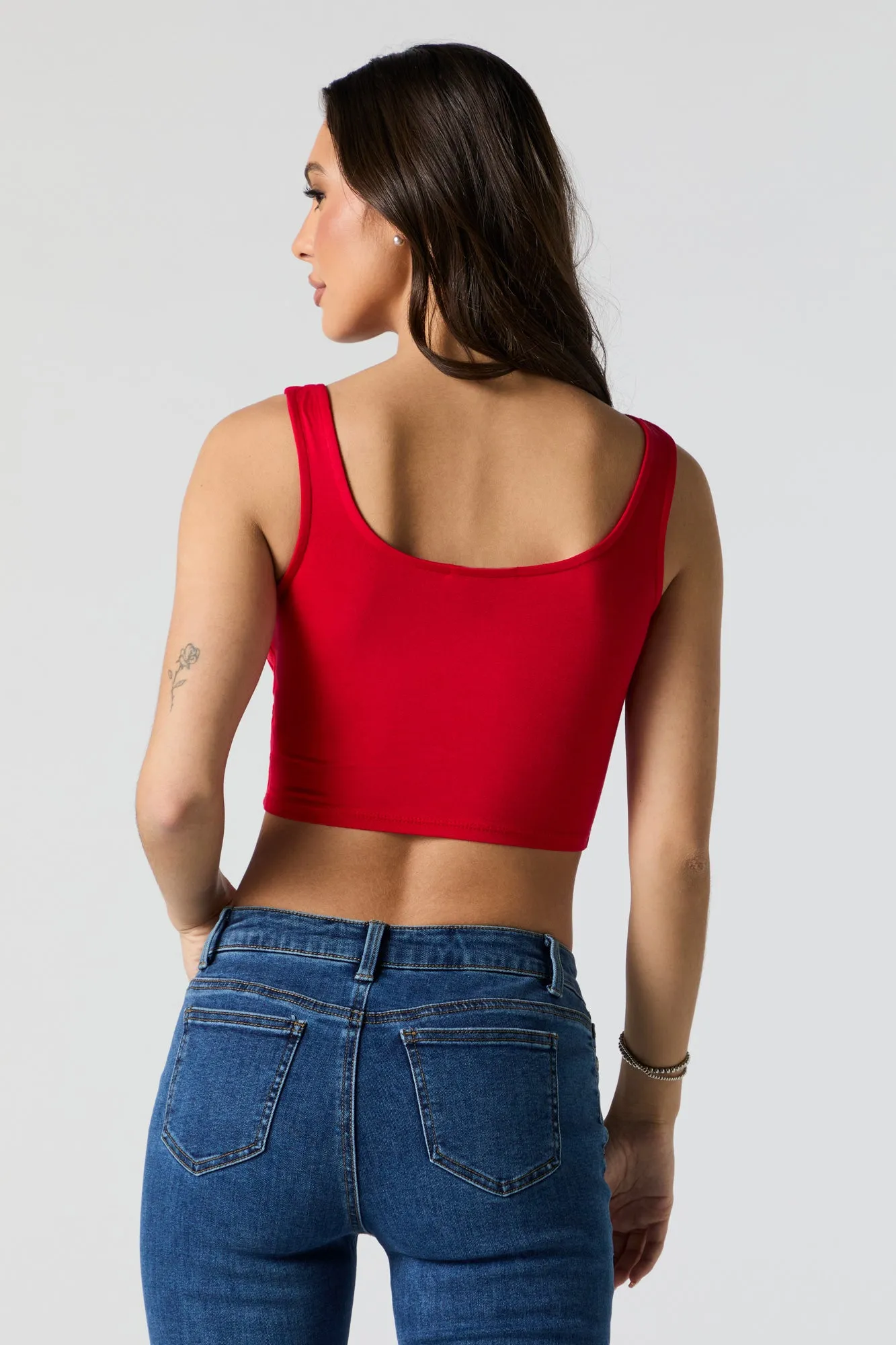 Cropped Corset Tank