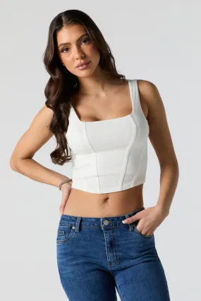 Cropped Corset Tank