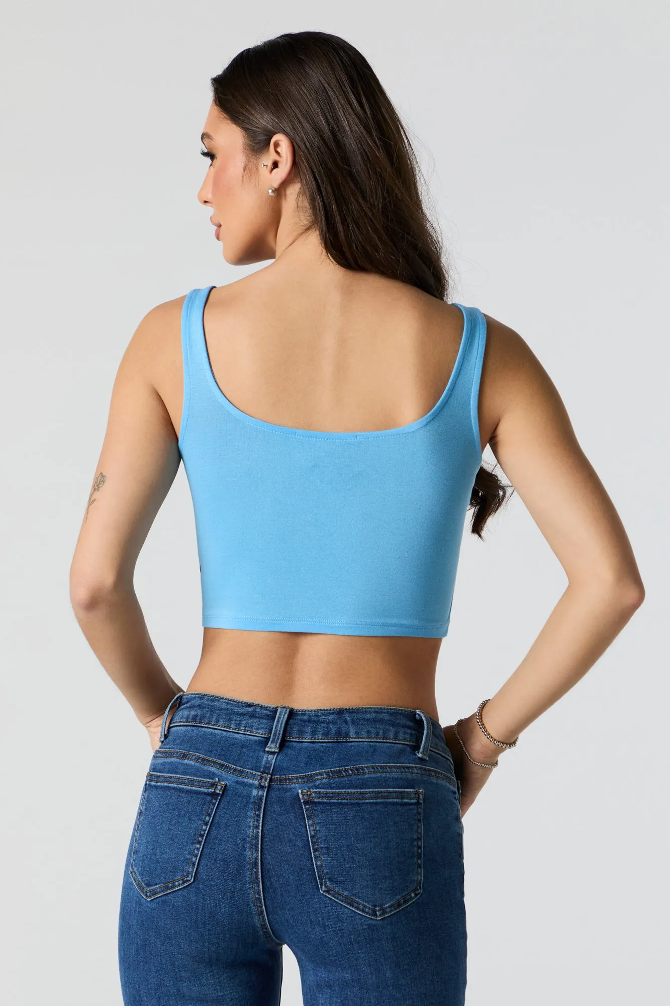 Cropped Corset Tank