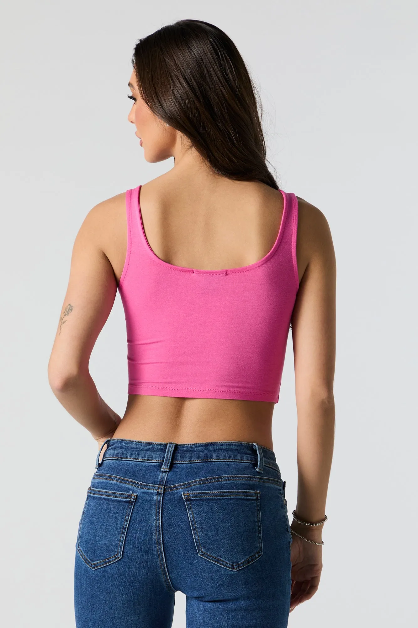 Cropped Corset Tank