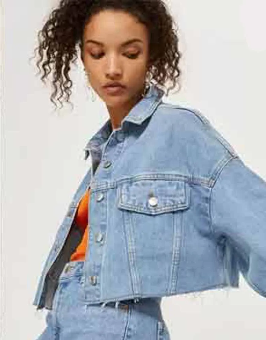 Emily In Paris Camille Razat Denim Jacket | Ujackets.com