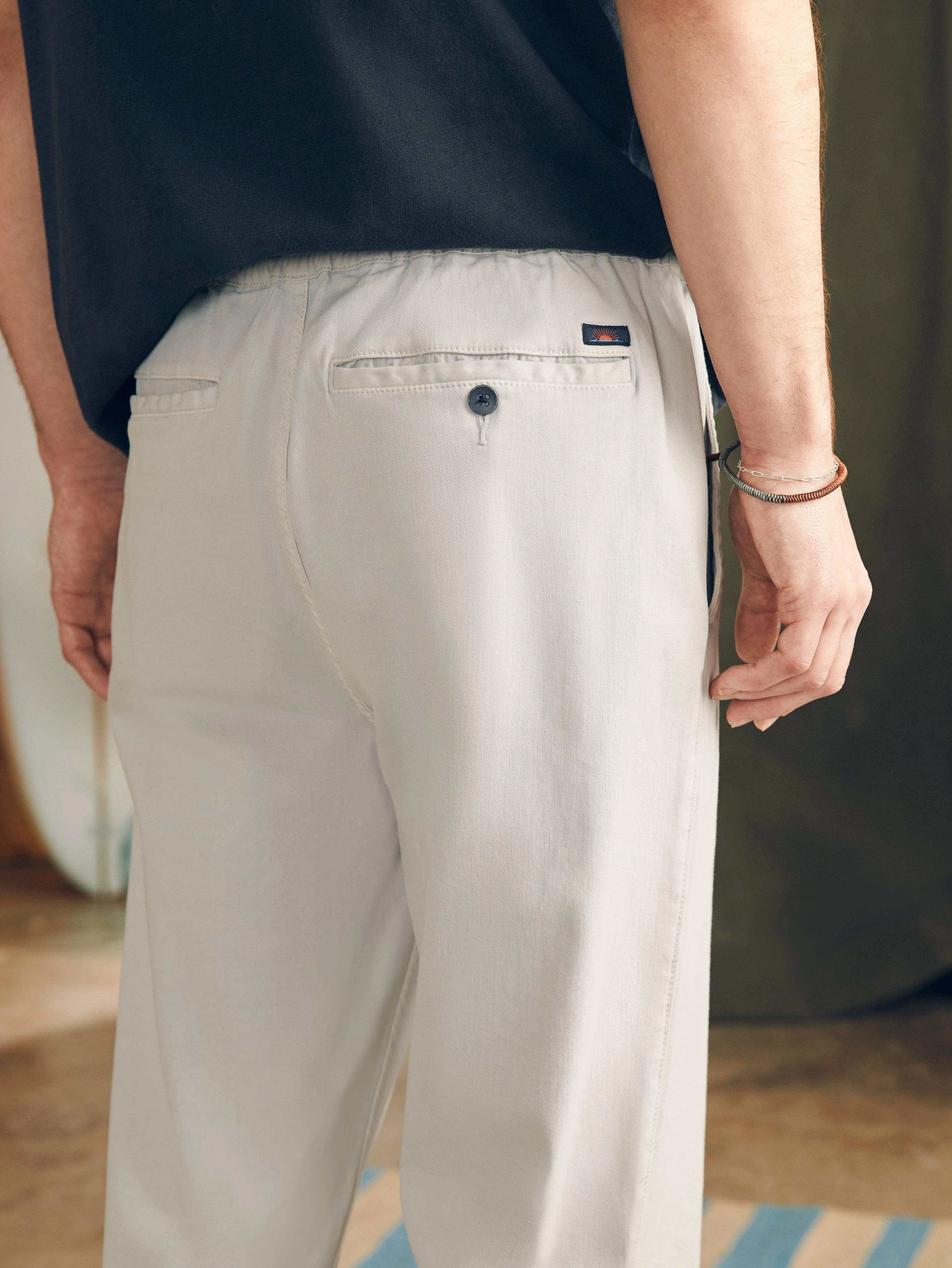 Essential Drawstring Pant - Birch