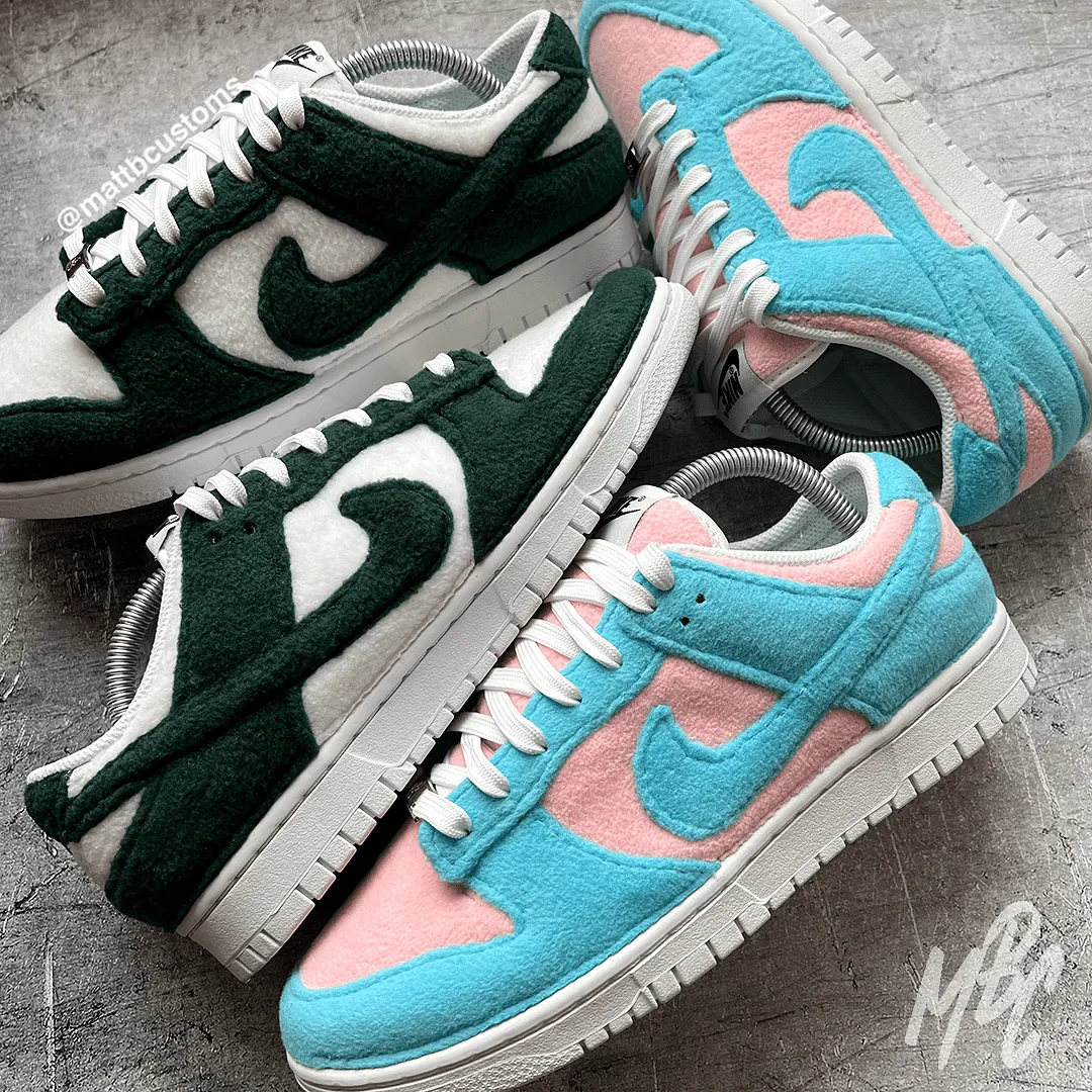 Fluffy Dunk (Choose Your Material) - Dunk Low Custom