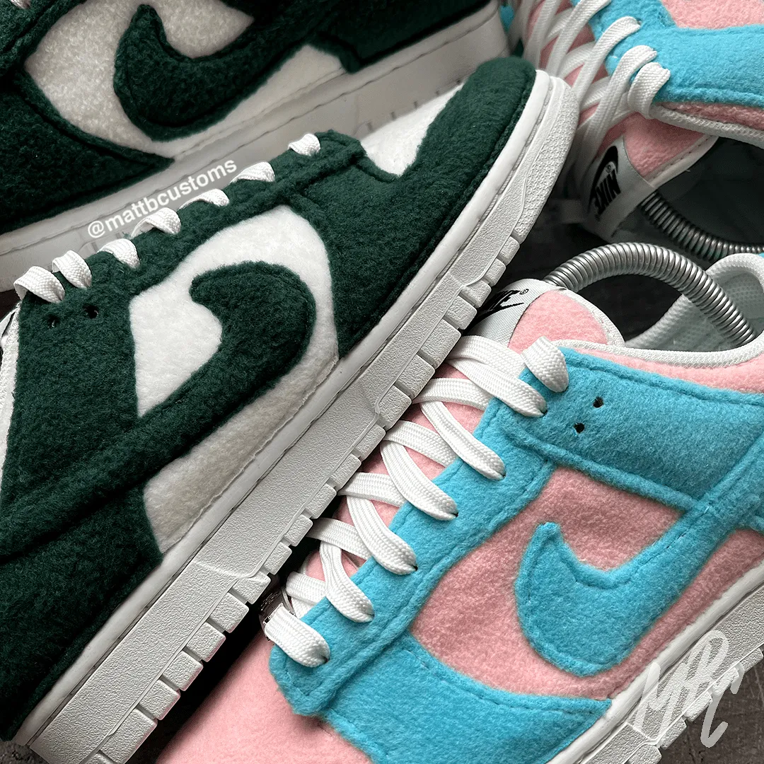 Fluffy Dunk (Choose Your Material) - Dunk Low Custom