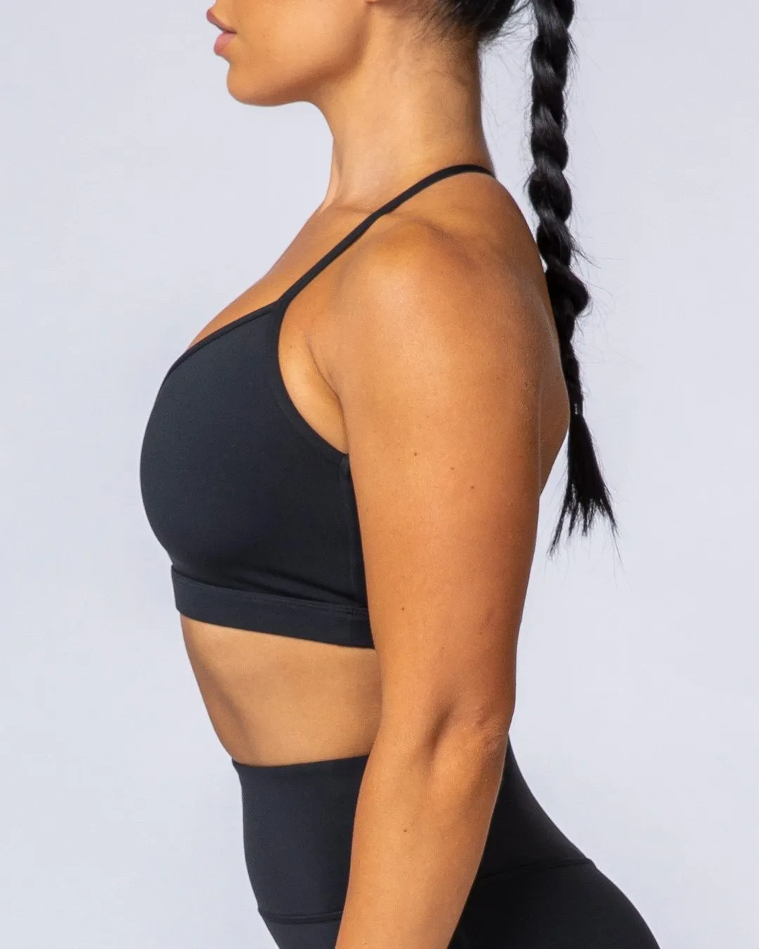 Free Throw Bralette - Black