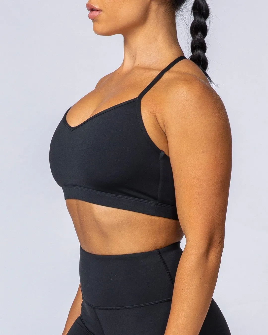 Free Throw Bralette - Black