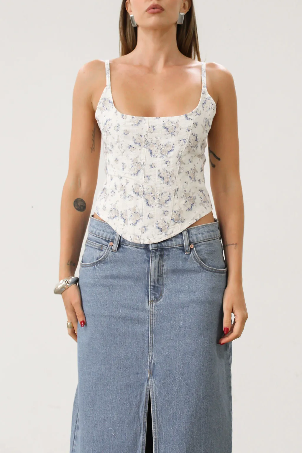 Fresh Picks Bustier Top - FINAL SALE