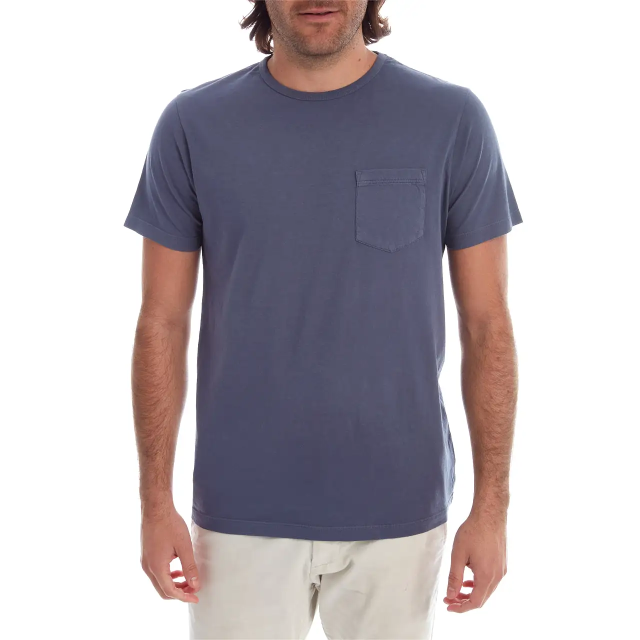 Gavin Garment Dyed Tee Navy