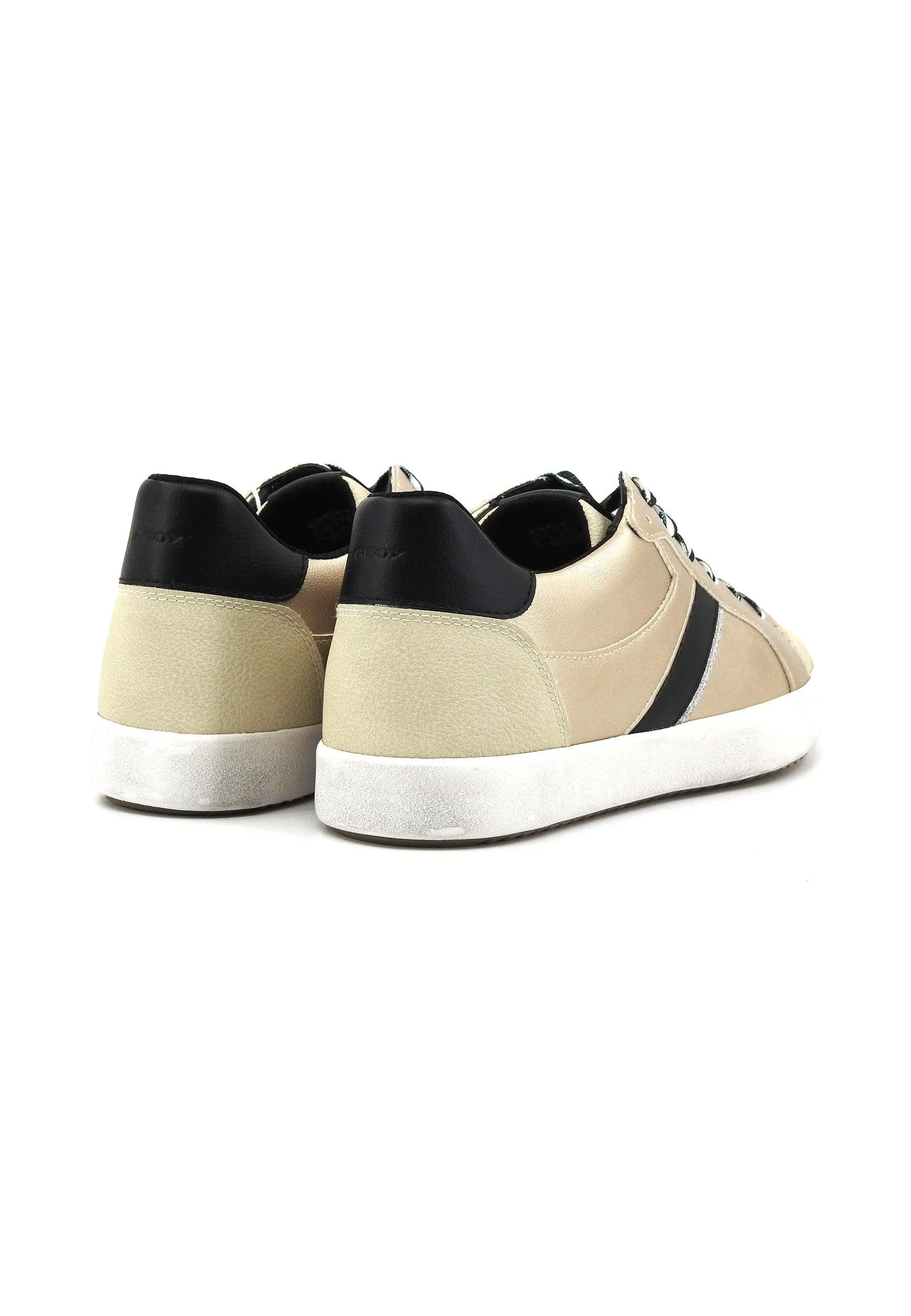 GEOX Blomiee Sneaker Donna Gold Black D456HC0NFEKC0950