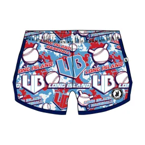 Girls & Womens Long Island Baseball Short