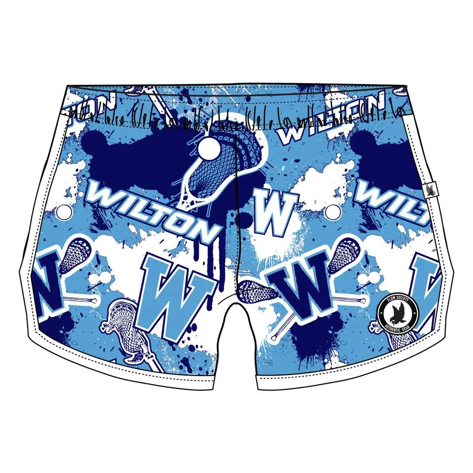 Girls & Womens Wilton Lacrosse Blue Short