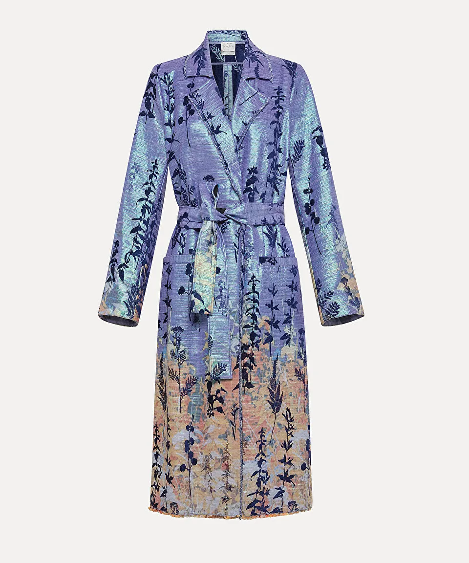 “heaven” jacquard coat