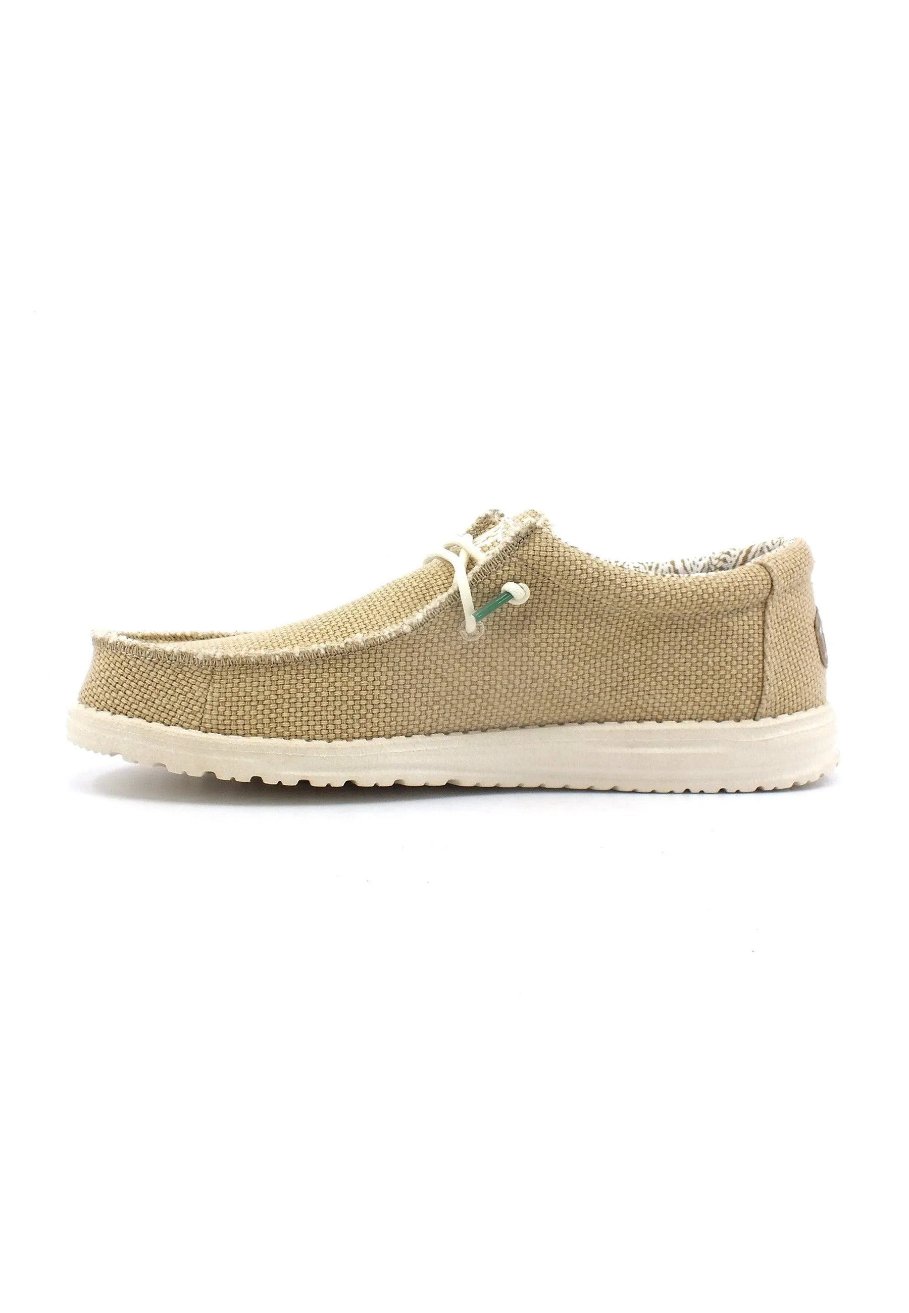 HEY DUDE Wally Braided Sneaker Vela Uomo Sand 40003-202