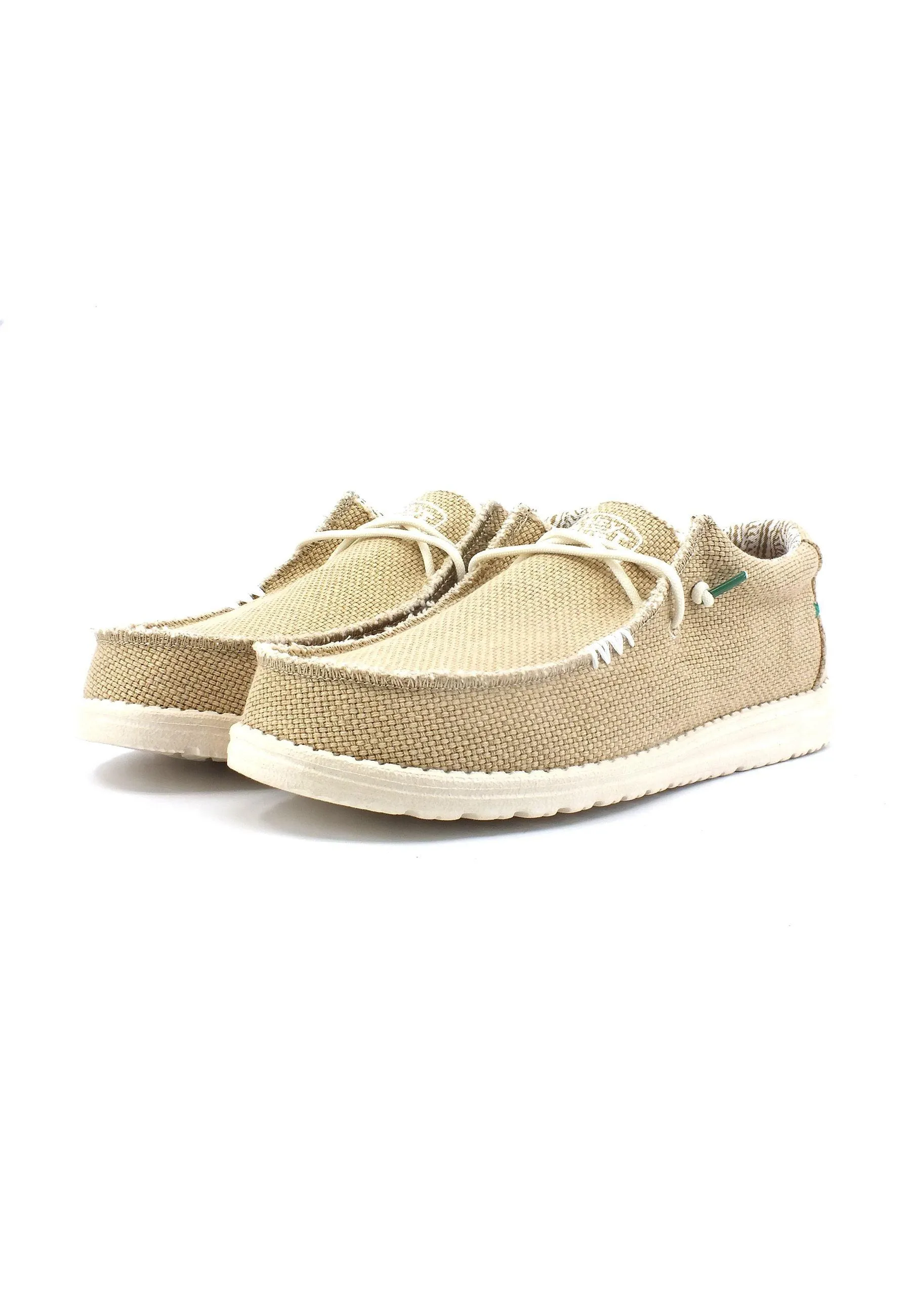 HEY DUDE Wally Braided Sneaker Vela Uomo Sand 40003-202