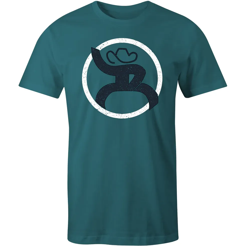 Hooey Teal Heather Strap Tee