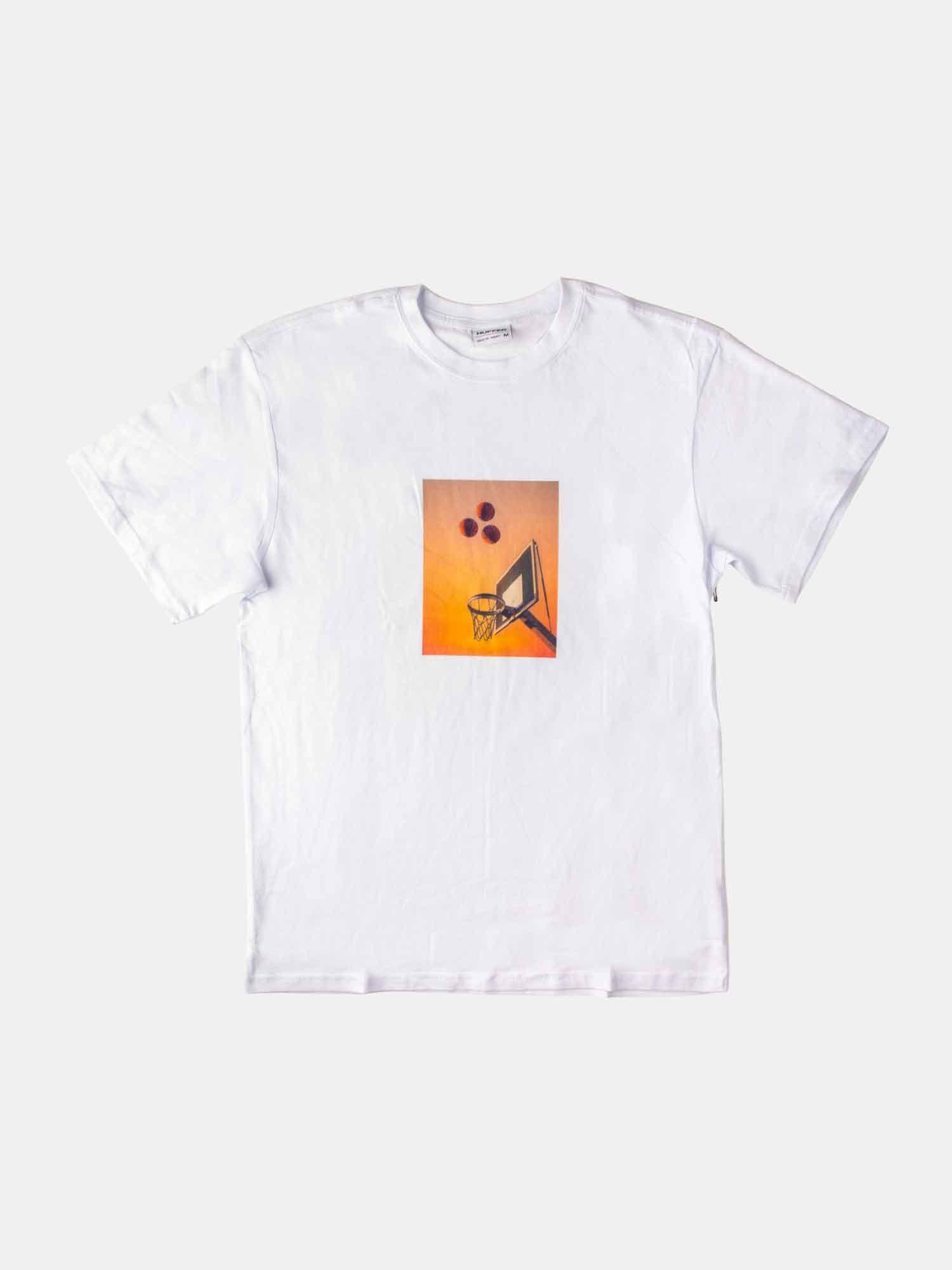 Huffer SUP Free Throw Tee - White