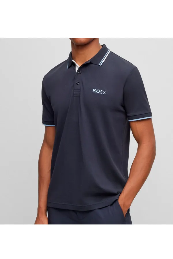 Hugo Boss Paddy Pro Contrast Polo Midnight