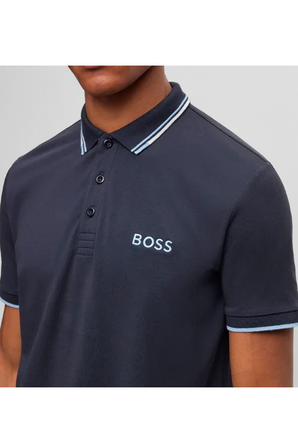 Hugo Boss Paddy Pro Contrast Polo Midnight