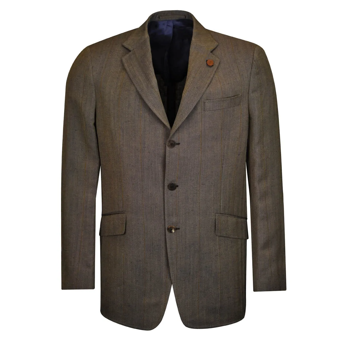 James Purdey Linen/Wool Chatsworth Jacket Navy