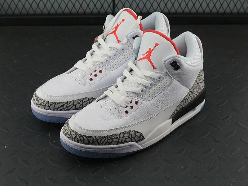 Jordan 3 Retro Free Throw Line White Cement