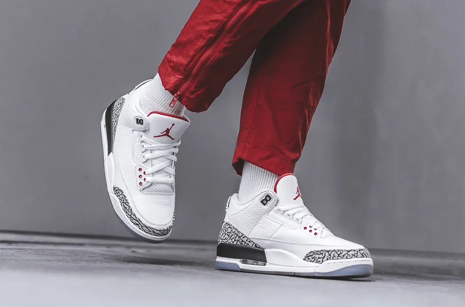 Jordan 3 Retro Free Throw Line White Cement